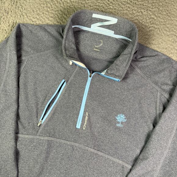 Zero Restriction 1/4 Zip Pullover Mens 2XL Blue Tour Series Performance Golf - Picture 1 of 10